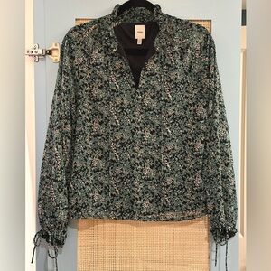 ICHI Women's Elegant Floral Blouse